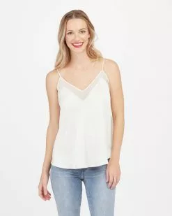 Spanx Satin Mesh V-Neck Cami