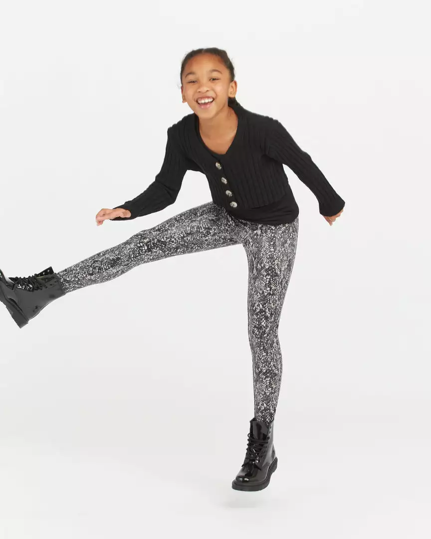 Spanx Girls Faux Leather Snake Shine Leggings Spanx Girls Faux Leather Snake Shine Leggings