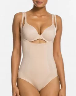 Spanx OnCore Open-Bust Panty Bodysuit Shapewear