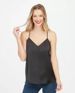 Spanx The Summer Shop Satin V-Neck Racerback Cami