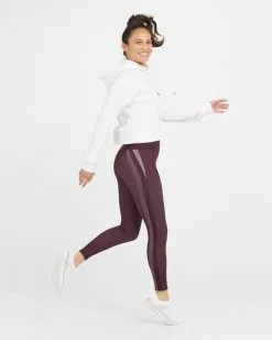 Spanx Look At Me Now Seamless Track Stripe Leggings