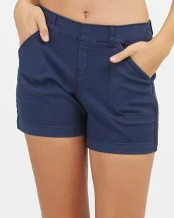 Spanx Clothing Stretch Twill Shorts, 4