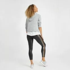 Spanx Faux Leather Track Stripe 7/8 Leggings