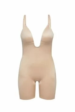Spanx Best Sellers Suit Your Fancy Plunge Low-Back Mid-Thigh Bodysuit