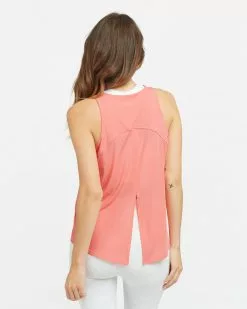 Spanx Go Lightly Ribbed Tie Back Tank Tops + Jackets