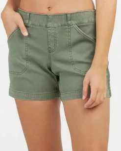 Spanx Clothing Stretch Twill Shorts, 4