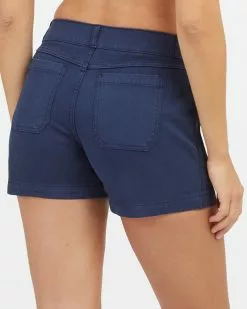 Spanx Clothing Stretch Twill Shorts, 4