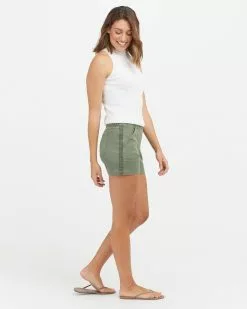 Spanx Clothing Stretch Twill Shorts, 4