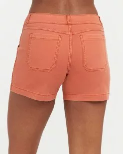 Spanx Clothing Stretch Twill Shorts, 4