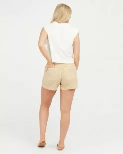 Spanx Clothing Stretch Twill Shorts, 4