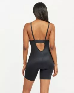 Spanx Best Sellers Suit Your Fancy Plunge Low-Back Mid-Thigh Bodysuit