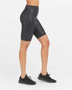 Spanx Faux Leather Bike Short