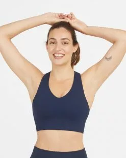 Spanx Longline Medium Impact Sports Bra New