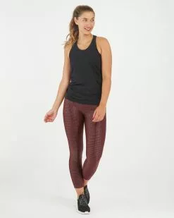 Spanx Booty Boost® Active 7/8 Leggings, Metallic Mist