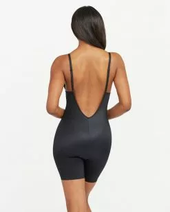 Spanx Best Sellers Suit Your Fancy Plunge Low-Back Mid-Thigh Bodysuit