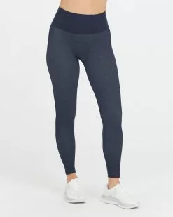 Spanx Look At Me Now Seamless Track Stripe Leggings