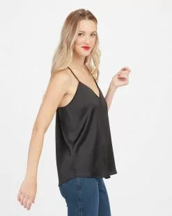 Spanx The Summer Shop Satin V-Neck Racerback Cami
