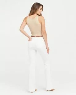 Spanx Flare Jeans, White New 3 Spanx Flare Jeans, White New