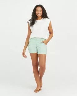 Spanx Clothing Stretch Twill Shorts, 4