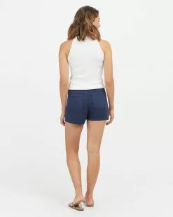 Spanx Clothing Stretch Twill Shorts, 4