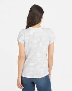 Spanx Comfy Essentials Pima Cotton Printed Graphic Tee