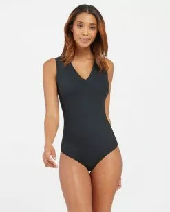 Spanx Suit Yourself V-Neck Tank Bodysuit Clothing