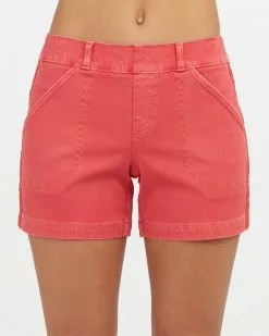 Spanx Clothing Stretch Twill Shorts, 4