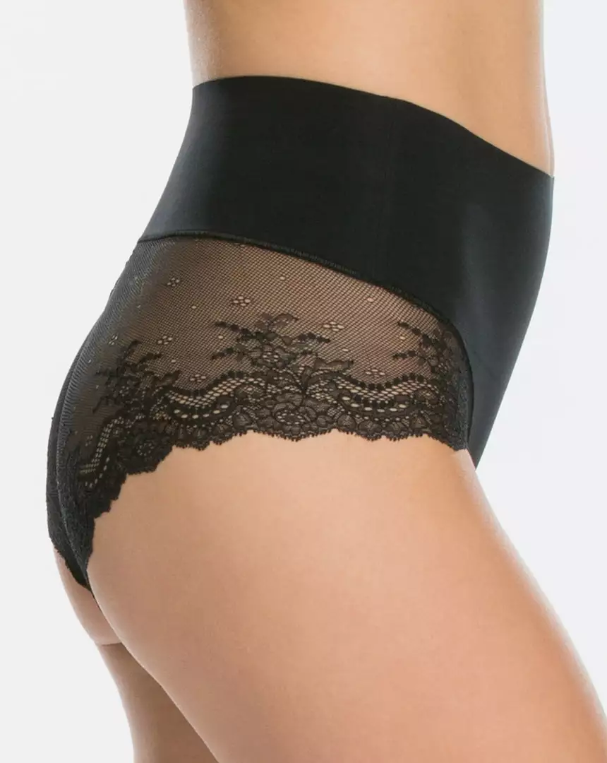 Spanx Undie-tectable® Lace Hi-Hipster Panty Level 1: Smooth Spanx Undie-tectable® Lace Hi-Hipster Panty Level 1: Smooth
