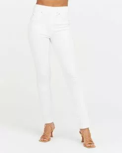 Spanx Ankle Straight Leg Jeans, White New