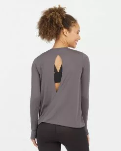 Spanx Wrap Back Long Sleeve Tee Clothing