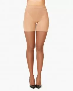 Spanx Graduated Compression Shaping Sheers, 8-15Mmhg Hosiery 10 Spanx Graduated Compression Shaping Sheers, 8-15Mmhg Hosiery