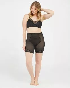 Spanx Shapewear Spotlight On Lace Mid-Thigh Short
