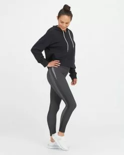 Spanx Look At Me Now Seamless Track Stripe Leggings