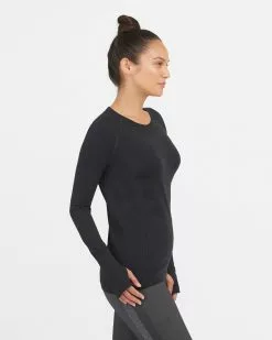 Spanx Look At Me Now Seamless Long Sleeve Tee
