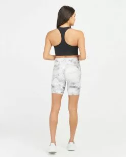 Spanx Clothing Booty Boost® Active Cloudy Tie Dye Bike Short, 8