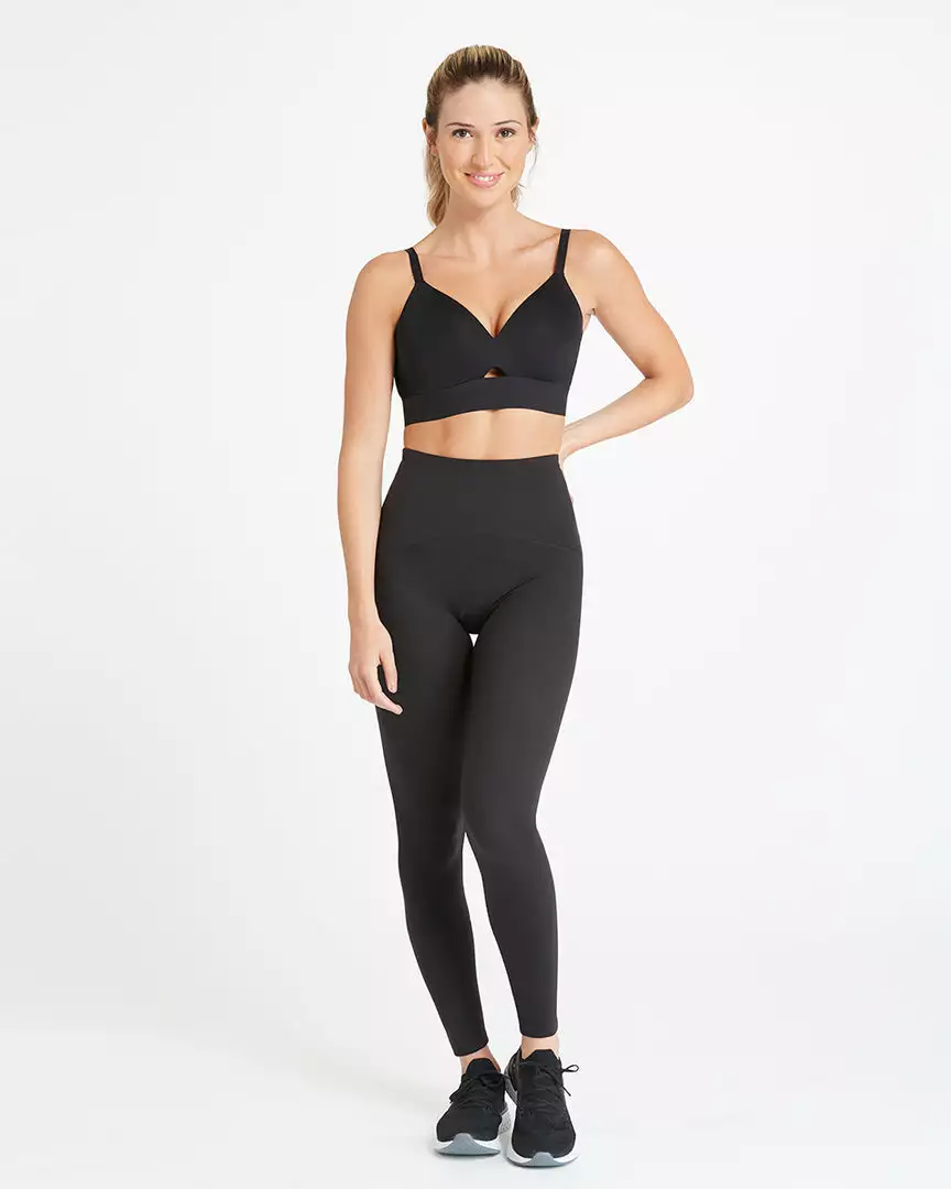 Spanx The Summer Shop Mesh Panel Medium Impact Sports Bra Spanx The Summer Shop Mesh Panel Medium Impact Sports Bra