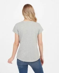 Spanx Pima Cotton V-Neck Tee
