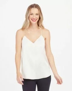 Spanx The Summer Shop Satin V-Neck Racerback Cami