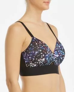 Spanx The Summer Shop Mesh Panel Medium Impact Sports Bra 2 Spanx The Summer Shop Mesh Panel Medium Impact Sports Bra