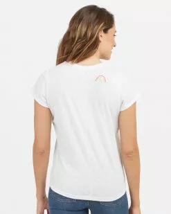 Spanx Pima Cotton Embroidered Graphic Tee