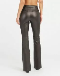 Spanx Leather-Like Flare Pant New