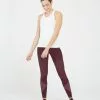 Spanx Look At Me Now Seamless Moto Leggings, Wine