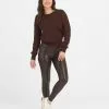 Spanx Faux Leather Croc Shine Leggings