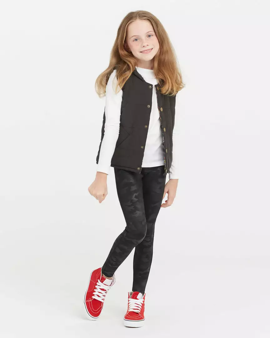 Spanx Girls Faux Leather Camo Leggings Spanx Girls Faux Leather Camo Leggings