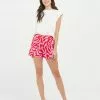 Spanx On-the-Go Printed Shorts, 4" New