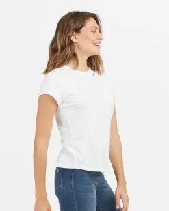 Spanx Pima Cotton Embroidered Graphic Tee