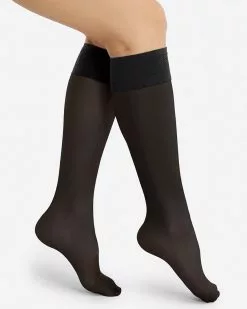Spanx Hosiery Graduated Compression Hi-Knee Socks, 8-15Mmhg