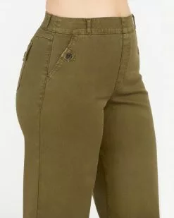 Spanx New Stretch Twill Cropped Wide Leg Pant