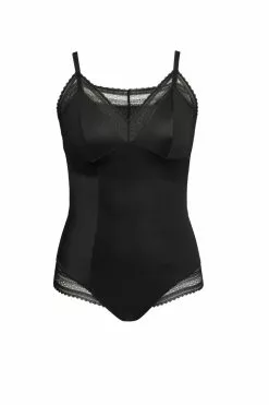 Spanx New Spotlight On Lace Satin Thong Bodysuit
