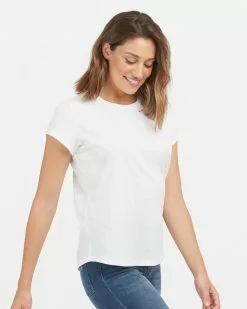 Spanx Pima Cotton Embroidered Graphic Tee